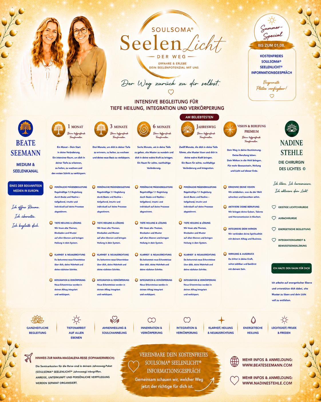 Dein SOULSOMA®️SEELENlicht Tag – Ein Intensivtag für tiefe Veränderung✨ CH-OLTEN